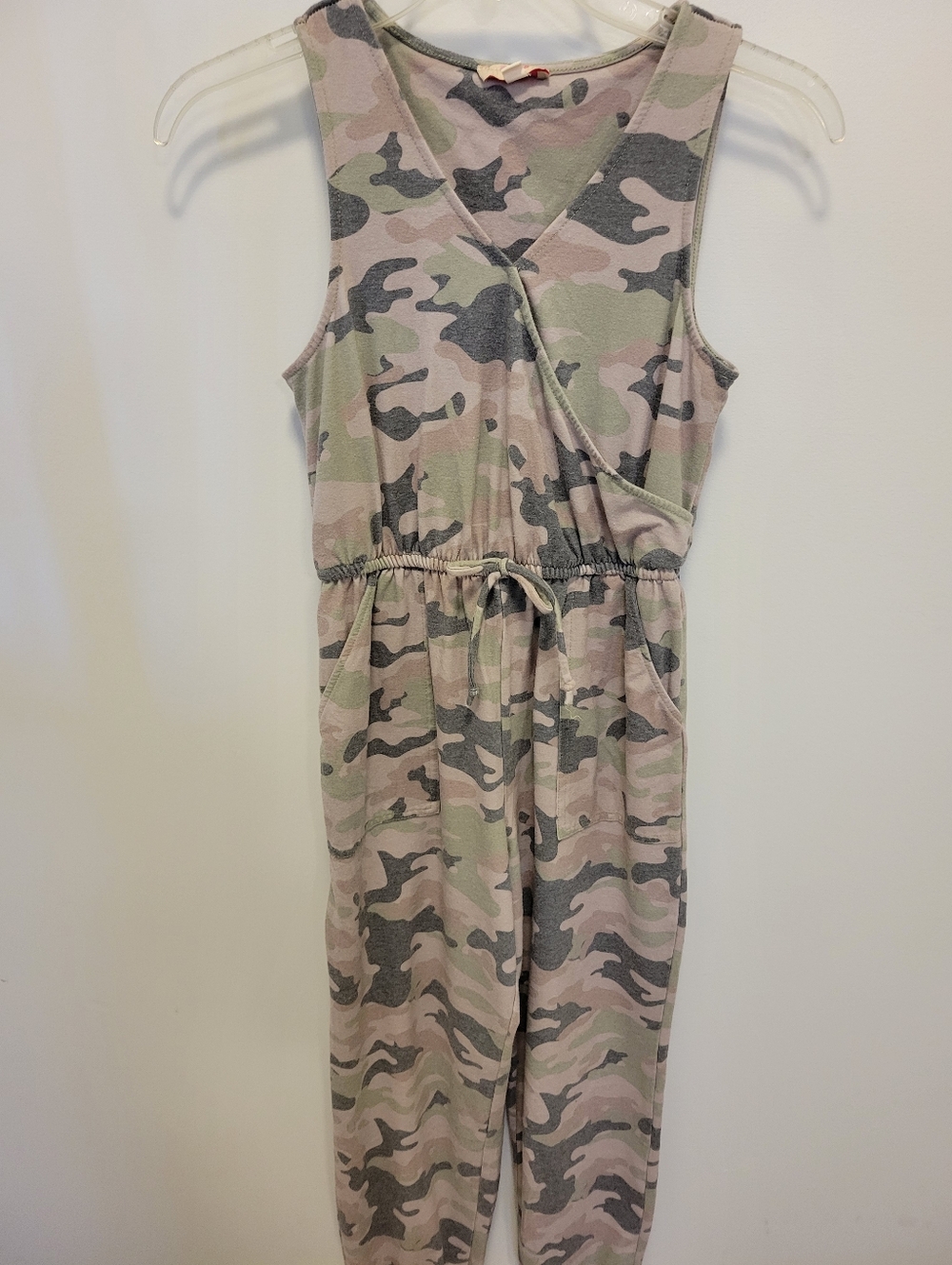 GB Girls Camo V-Neck Jumpsuit